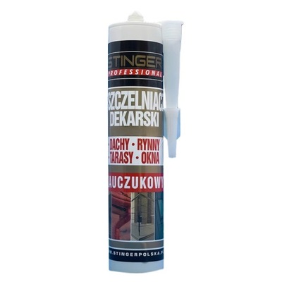 Uszczelniacz dekarski STINGER | bezbarwny | 300ml