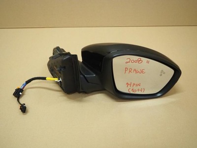 Дзеркало праве 14 pin peugeot 2008 ii фото №1