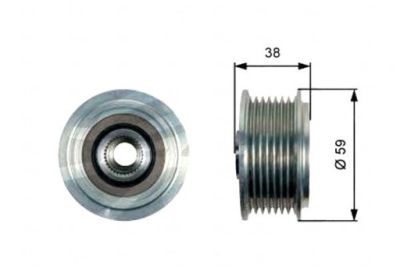 GATES EMBRAYAGE ALTERNATEUR MINI MINI ONE D (R50. R5 