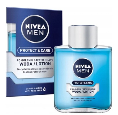 NIVEA MEN WODA PO GOLENIU PROTECT&CARE nawilża