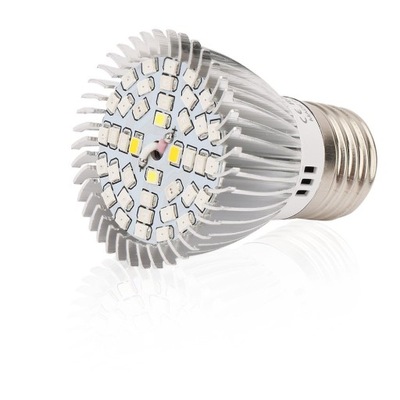 MOCNA ŻARÓWKA LED E27 GROW 40 W DO UPRAWY ROŚLIN