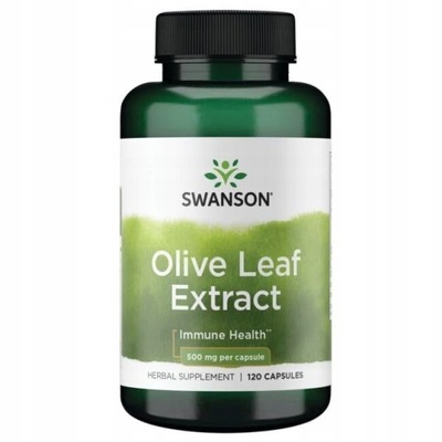 Olive Leaf Liść oliwny ekstrakt 500mg 120k Swanson