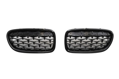 Bmw seria 5 f10 09-17 решітка радіатора чорний передній diamond фото №1