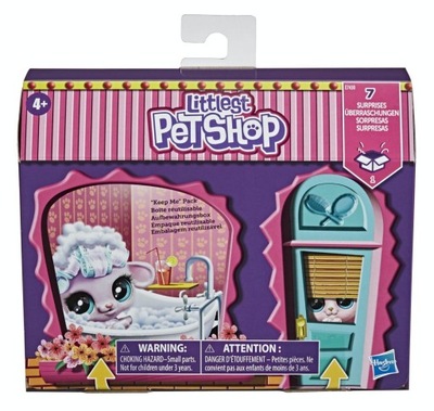 Littlest PET shop Figurki 2-Pak + Salon E7430 zestaw LPS