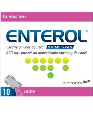 Enterol 250 mg 10 saszetek