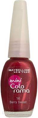 MAYBELLINE COLORAMA lakier do pazn. 16 Berry Sweet