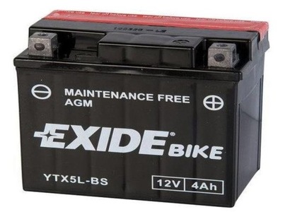 АКУМУЛЯТОР EXIDE YB5L-B CB5L-B YT5L-BS 12N5.5-3