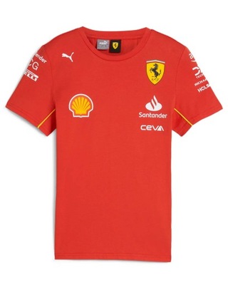 Koszulka dziecięca Scuderia Ferrari F1 Team 2024 r.7-8 lat