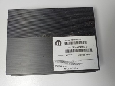 Dodge challenger 2015+ підсилювач модуль блок керування 68303975ac фото №1