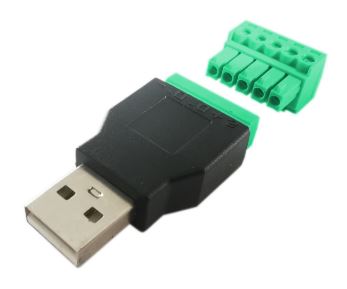 Wtyk USB TYP A z listwą rozłączną