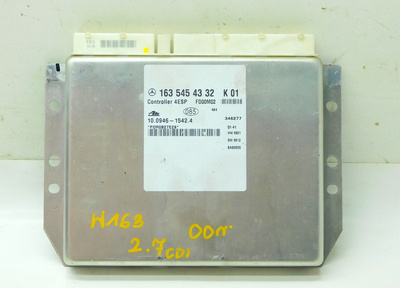 Mercedes ml w163 2.7cdi 00r бортовой компьютер блок управления esp 1635454332 фото №1