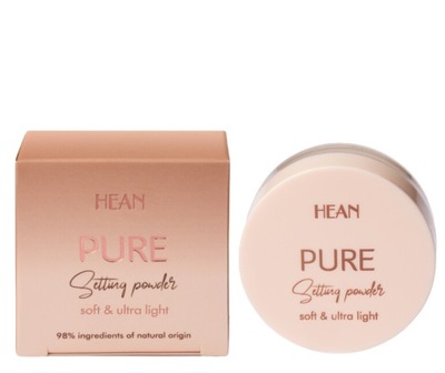 HEAN Pure Setting Powder NATURALNY PUDER UTRWALAJĄCY