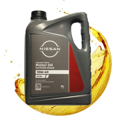 ALYVA NISSAN 10W40 SYNTETYCZNY ORIGINALUS MOTOR OIL 5L A3/B4 + LIPDUKAS 