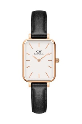 Daniel Wellington zegarek Quadro Pressed damski kolor różowy DW00100434