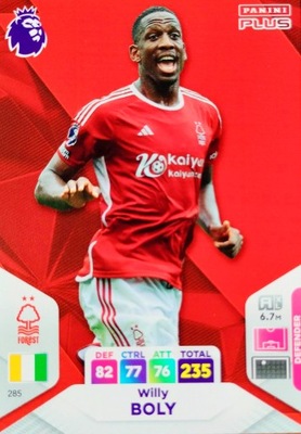 PANINI PREMIER LEAGUE 2024 PLUS 285 WILLY BOLY NOTTINGHAM FOREST