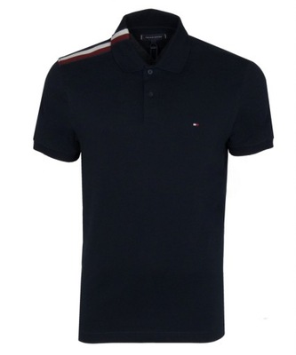 TOMMY HILFIGER polo męskie, granatowe, S