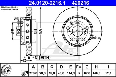 DISCO DE FRENADO 24.0120-0216.1  