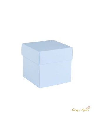 Pudełko exploding box - błękitne - 8x8x8
