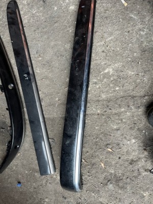 Молдинг mercedes w211 e-klasa europa бампера хром фото №1