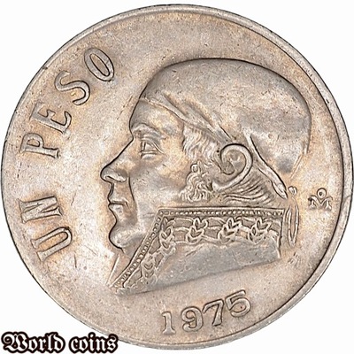 1 PESO 1975 MEKSYK