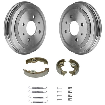 БАРАБАНЫ КОЛОДКИ КОМПЛЕКТ МОНТАЖ. PANDA UNO FIORINO