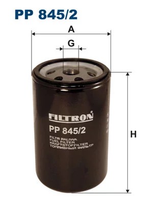 PP845/2 FILTRO COMBUSTIBLES  