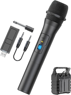 Mikrofon do karaoke - Metal Dynamic Wireless Mic S