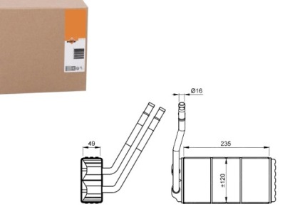 Nrf обігрівач land rover freelander 1.8 i 16v 4x фото №1