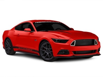 Решётка радиатора решётка радиатора бампера rtr led ford mustang 2015-2017 фото №1