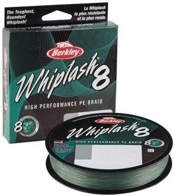 Berkley Plecionka Whiplash 8 0.10mm/300m - Zielona