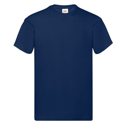 KOSZULKA MĘSKA T-SHIRT Z KRÓTKIM RĘKAWEM NAVY XXL