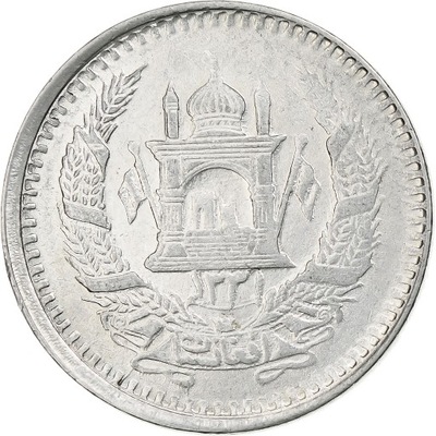 Afganistan, Muhammed Zahir Shah, 1/2 Afghani, AH 1