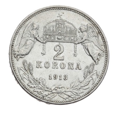 [M4267] Austria 2 korony 1913 K.B.