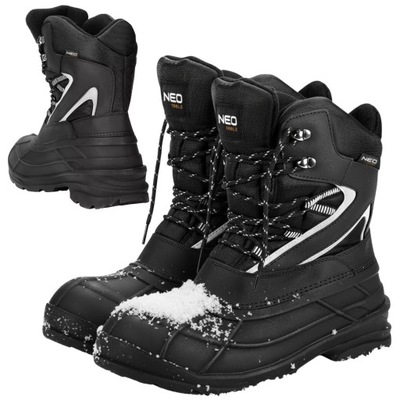 BUTY ROBOCZE MĘSKIE ZIMOWE WODOODPORNE OCIEPLANE ODBLASKOWE ŚNIEGOWCE NEO