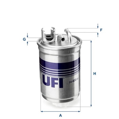 FILTRO COMBUSTIBLES UFI 24.400.00  