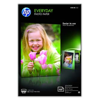 HP Everyday Photo Paper, Glossy, CR757A, foto papier, połysk, biały, 10x15c