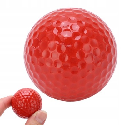 piłeczka mini golfowa piłka Pojedyncza piłka golfowa (czerwony, nowa)