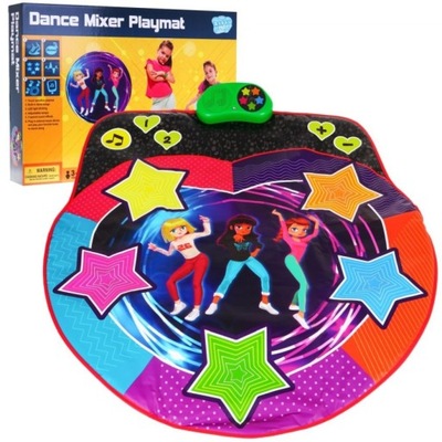 Mata taneczno-muzyczna dla dzieci Świecące gwiazdki 2 tryby Taniec SLW9746