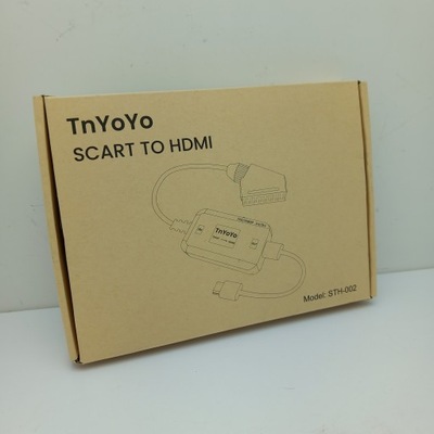 TnYoYo STH-002 SCART na HDMI 1080p wideo konwerter audio OUTLET