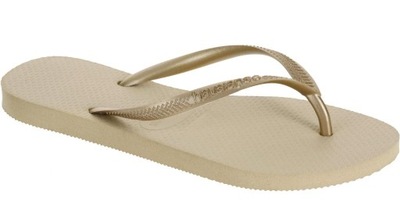 Havaianas Slim 35/36 BRA beżowe japonki klapki