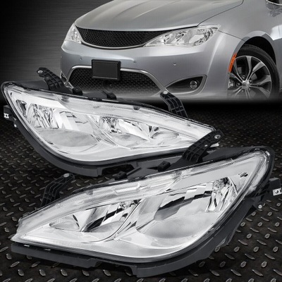 Фары лампы перед хром chrysler pacifica 17-23 фото №1