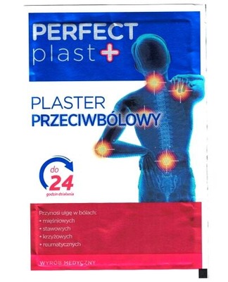 PERFECT PLAST plaster przeciwbólowy 9x14 cm 1 szt