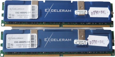 Pamięć DDR2 4GB 800MHz PC6400 ExceleRAM SX 2x 2GB