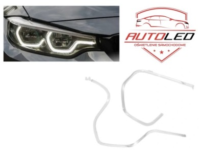 Волоконно-оптический кабель правый лампы bmw адаптивный led drl bmw 4 lci m4 f32 f36 f80 17-20 фото №1