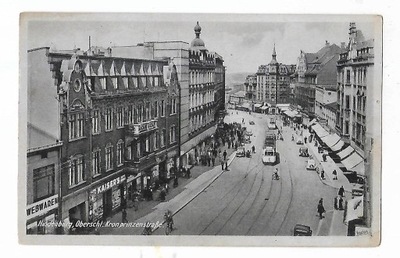 Zabrze widok z hotelu na ul.Wolności