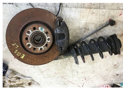 Амортизационная стойка поворотный кулак левая vw eos 2.0 tdi фото №1