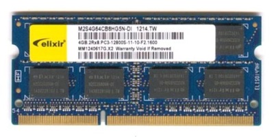 Real FoTo 4GB ELIXIR 2Rx8 PC3-12800S-11-10-F2.1600