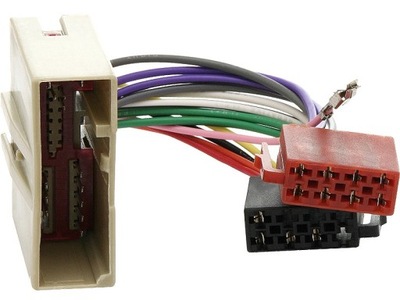 SAMOCHODOWY ADAPTER DO RADIA KOSTKA ZŁĄCZE ISO FORD LAND ROVER