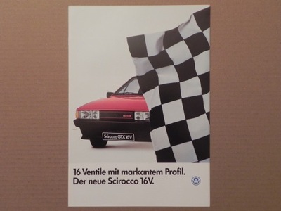 VOLKSWAGEN VW SCIROCCO II 16V - 1986 r