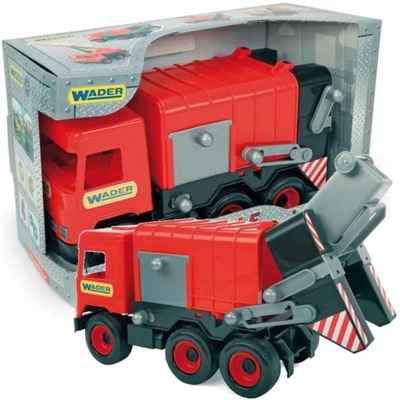 Middle Truck śmieciarka czerwona Wader